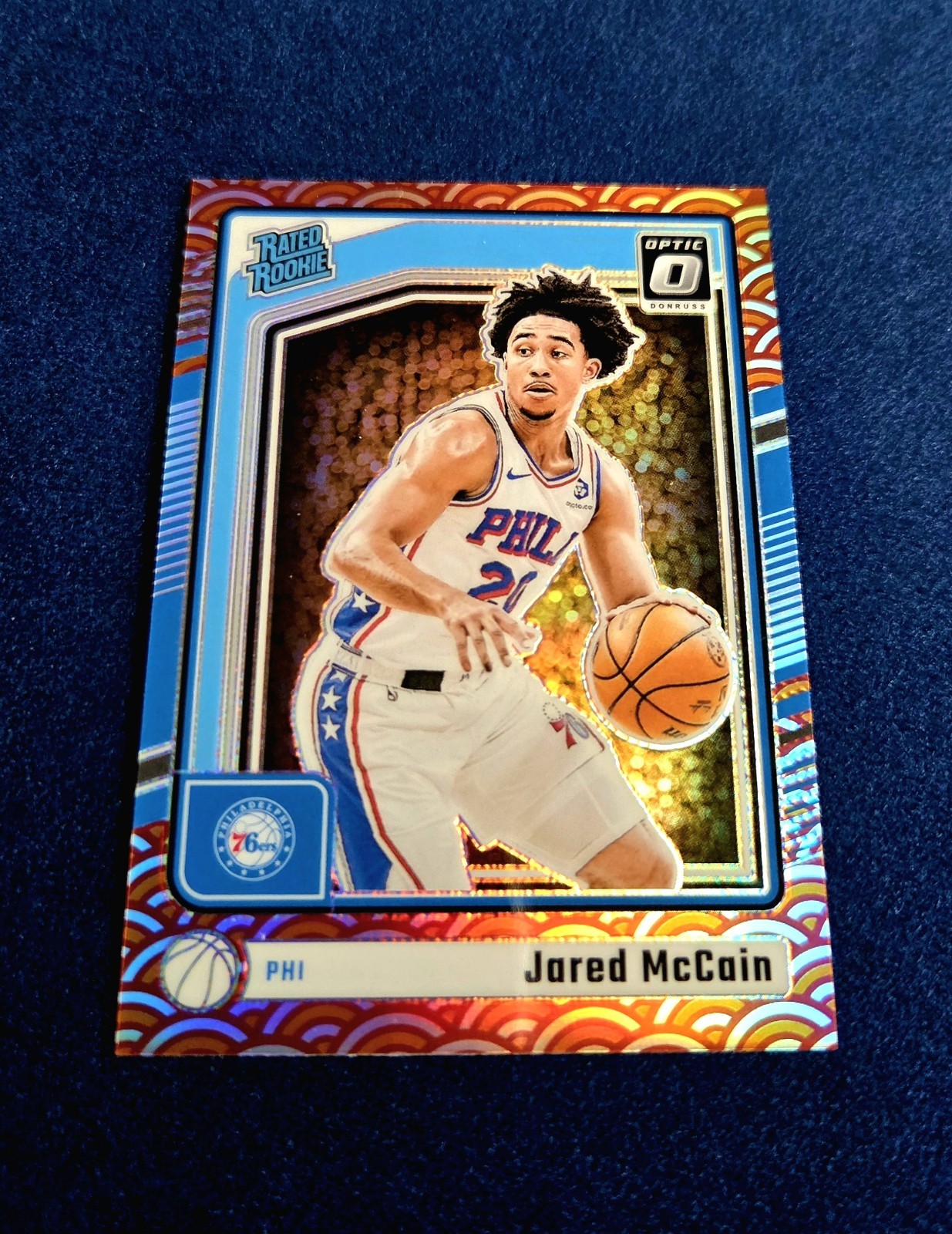 2024-25 Panini Donruss Optic Jared McCain Photon Prizm Rated Rookie RC #270