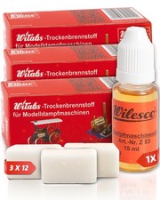 Wilesco Witab 3x Trockenbrennstoff + Dampfmas...
