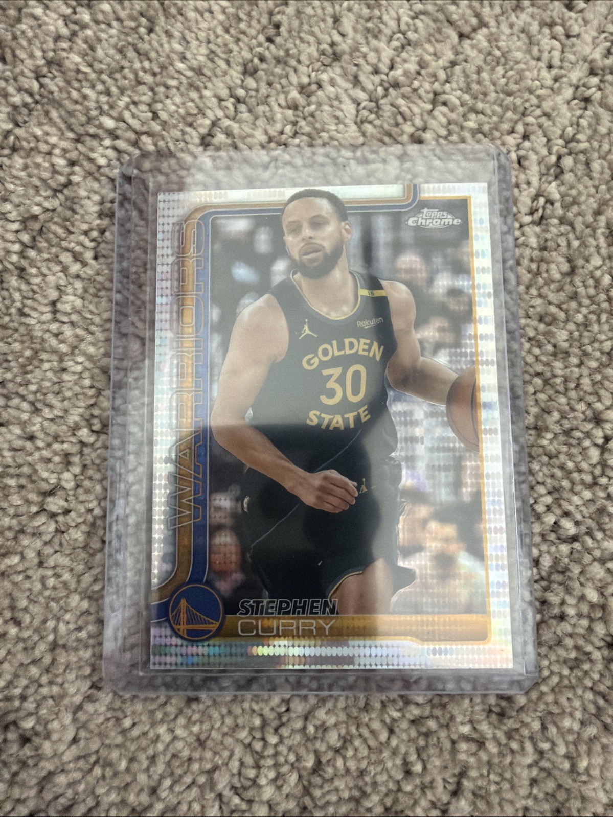 2025-26 Topps Chrome - Stephen Curry #201 Pulsar Refractor