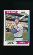 1974 Topps #484 Carmen Fanzone * 2nd Base-3rd Base * Chicago Cubs * EX-MT *