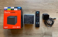 Amazon Fire TV Cube (3rd Gen) with Alexa Remote - 4K Ultra HD, WiFi 6E