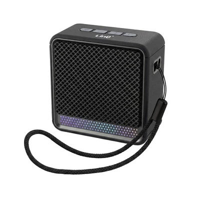 Mini Enceinte Bluetooth Nomade 5W/RGB/Radio FM/USB/Micro-SD/Cordon - Photo 1/4