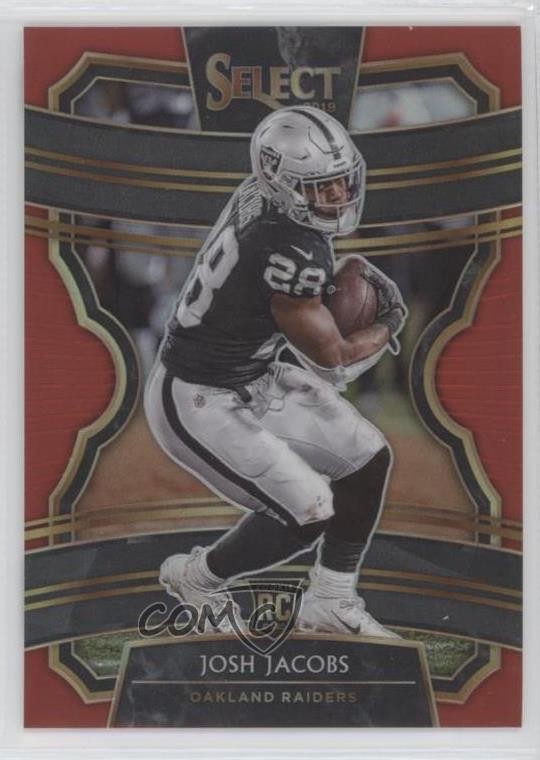 2019 Panini Select Concourse Red Prizm 96/99 Josh Jacobs #81 01l2