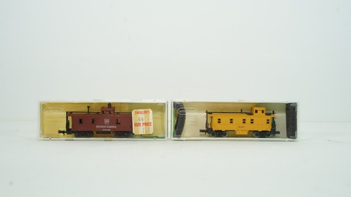 Minitrix scala N caboose lotto 8x PRR B&O L&N UP SF L&N B5 - Foto 6 di 9