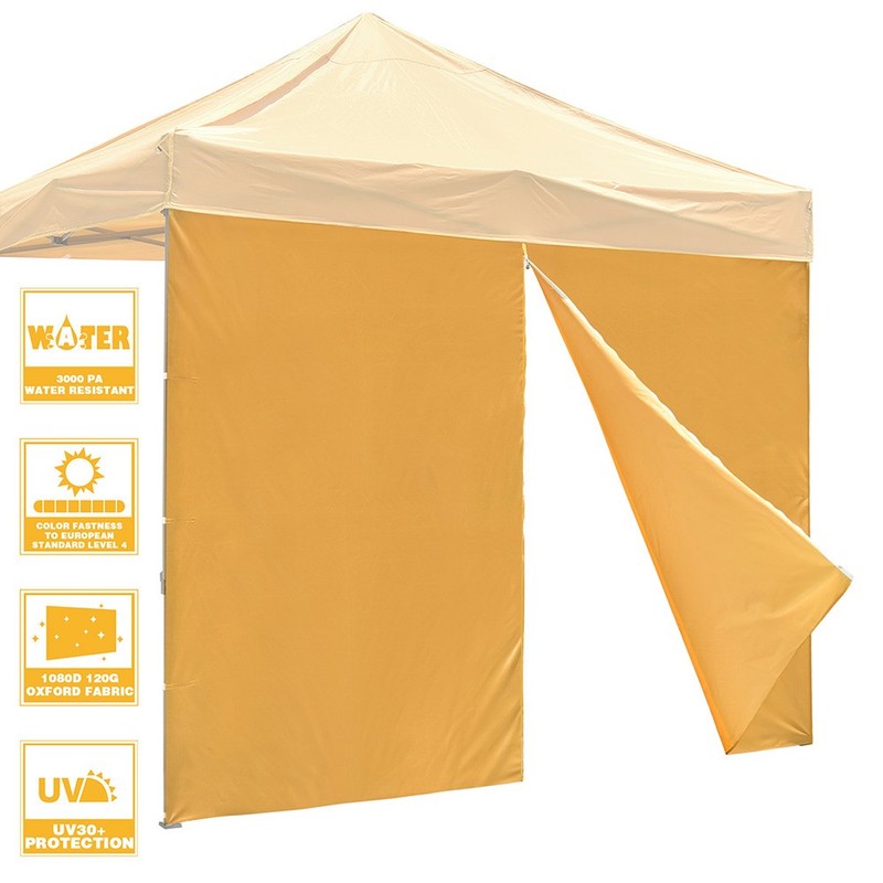 InstaHibit Universal Sidewall Zipper UV30+ Fits 10x10FT Canopy Backyard Closeout