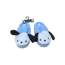 Women's Pochaco Platform Slippers Blue Shearling Medium NWT