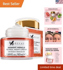 Renewing Retinol Night Cream 50ml - Anti-Aging with Hyaluronic Acid Botanicals