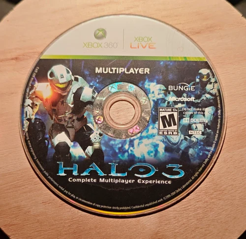 Xbox 360 Halo 3 Multiplayer DISC ONLY (Works but fairly scratched)