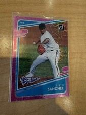 2021 Panini Donruss Pink Fireworks The Rookies Sixto Sanchez #TR8 - Miami