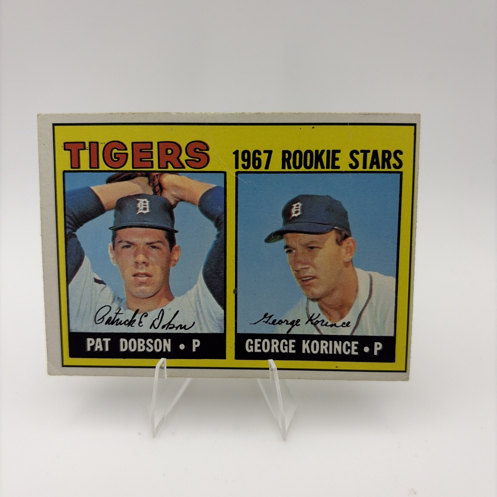 1967 Topps #526 Pat Dobson/George Korince Rookie Stars