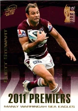 2011 Manly Sea Eagles NRL Premiers Series Select Card - Brett Stewart