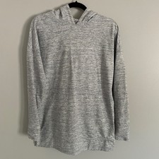 Lululemon Hoodie Women Size 6 Gray Hoodie Pullover Athleisure Side Slits