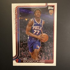 Topps VJ Edgecombe Philadelphia 76ers #NS-3 New School Rookie Insert 2025-26