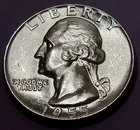 🟅 BU 1955 90% Silver Wash. 25¢ - 71-Year-Old Coin
