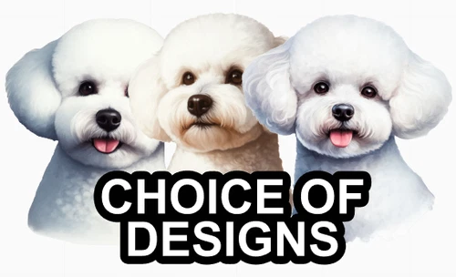 Bichon Frise Self Adhesive Dog Sticker