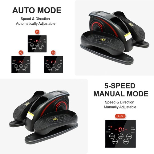 2025 Upgraded Under Desk Elliptical Ellipse Leg Exerciser Seated Remote Control - Picture 9 of 51