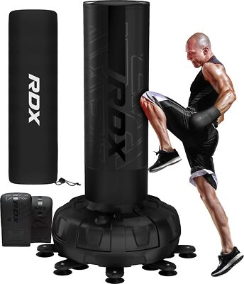 Freestanding Punching Bag by RDX, kickboxing heavy bag Free Standing Boxing Bag