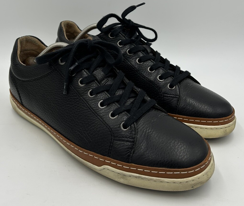SAOLA Allen Edmonds Porter Derby Sneaker Uomo 9.5 D Scarpa Pelle Nera Casual 50995