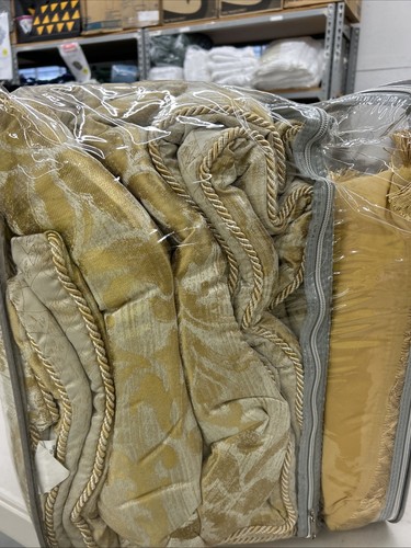 Waterford 8-teiliges Bettdecken-Set Queen Gold, neu - Bild 8 von 11