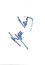 Ryan Paris autograph signed 10x15 cm index card