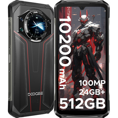 2025 DOOGEE S119 6.72'' Rugged Phone 24GB+512GB/TF 2TB 10200mAh Android 14 Phone