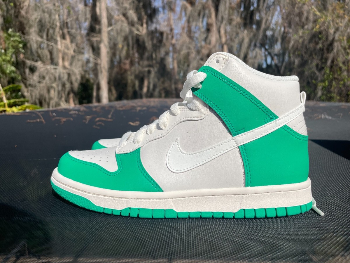 New Nike Dunk High Phantom Stadium Green (GS) Size 5.5