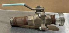 JAMESBURY 1" BRASS CLINCHER BALL VALVE 600 wog 150 wsp USED Surplus