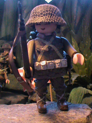 ミリタリー playmobil special PLAYMOBIL CUSTOM JAPONESE 7TH INFANTRY (SNLF)(PACIFIC ISLANDS-1944