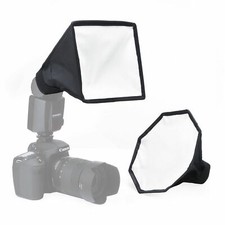 Flash Softbox for Speedlight Kit - Portable 8"/20cm Octagon Softbox  8"x6"/2...