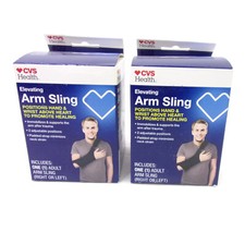 Lot Of 2 CVS Adult Elevating Arm Sling 2 Adjustable Positions Right Or Left Arm