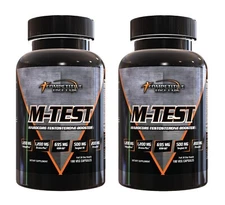 Competitive Edge Labs M-Test Muscle & Strength Builder, Test Booster 2 Bottles