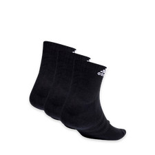 adidas Cushioned Sportswear Ankle Socks 3 Pairs Black Sport Casual Socks IC1277
