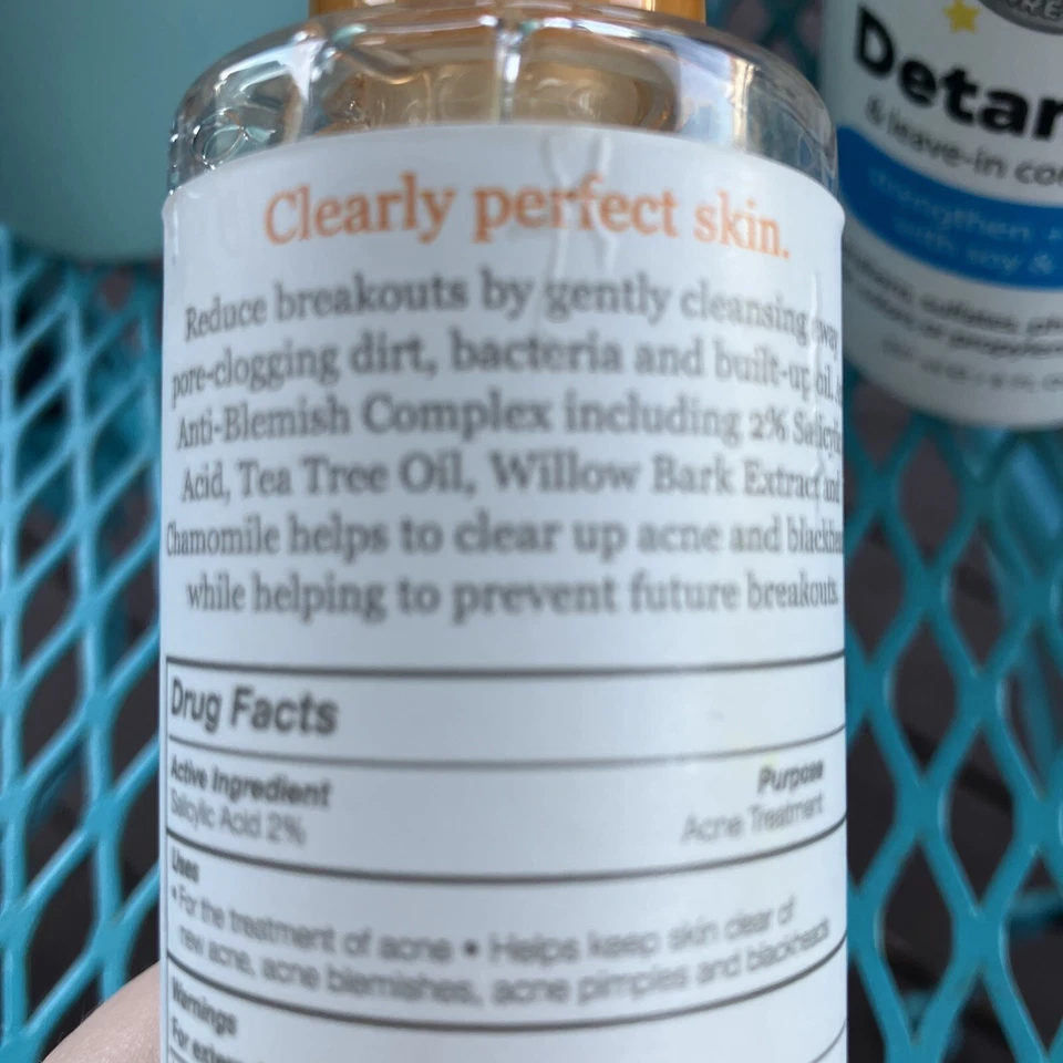 NEW DERMA E Acne Deep Pore Cleansing Wash with Salicylic Acid Tree Tree Oil 6oz - Image 4 of 4