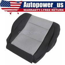 For 04-07 Nissan Titan Left Front Driver Bottom Cloth Seat Cover Black Gray