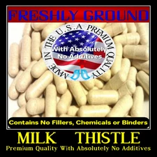 MILK THISTLE With Absolutely No Additives Extra High Potency 100 Veg Capsules