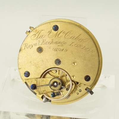 Rar MC CABE Royal Exchange London Movement Pocket watch Men's no repeater fusee
