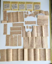 Antique Lot Iron On Transfers Crafting Needlepoint Cross Stitch Aunt Martha's