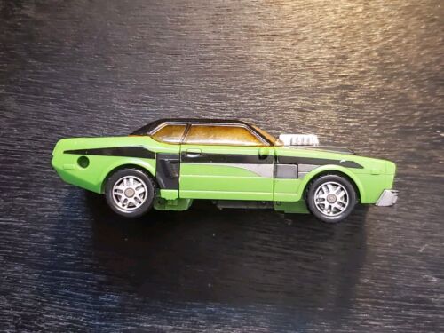 Transformers Cybertron Deluxe Downshift Figure Hasbro Takara 2005 Green Car Toy - Picture 9 of 16