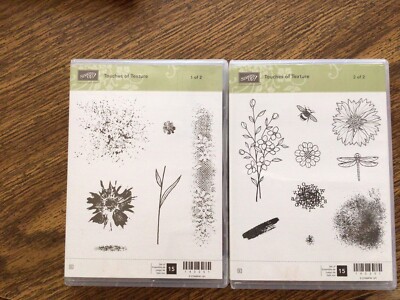 Stampin' Up! - Touches of Texture 2 Stamp Set Bundle | eBay