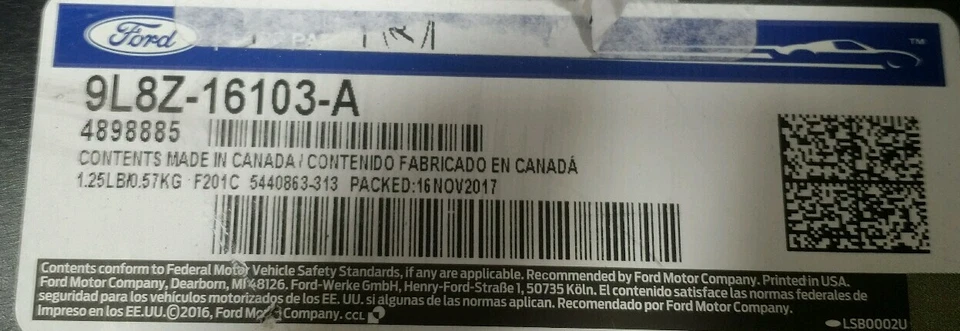 Protector contra salpicaduras motor izquierdo Ford OEM 09-12 Ford Escape 2009-2011 Mercury Mariner Foto 4 de 4