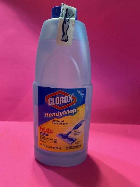 mop floor with clorox