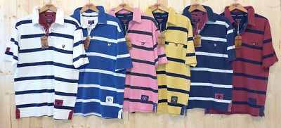 Edwards Heavies™ Short Sleeved Striped Polo Shirt ED44