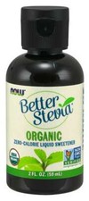 NOW Foods Organic Better Stevia Liquid Sweetener 2 oz, 462 Servings 05/2029EXP
