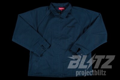 FW17 SUPREME CHIEF HARRINGTON JACKET LIGHT NAVY SIZE XL 2017 | eBay