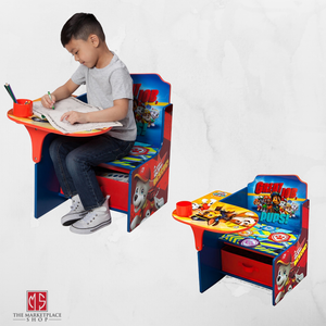 paw patrol chair desk with storage bin