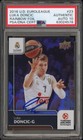 LUKA DONCIC SIGNED MAVERICKS 2016 UPPER DECK RAINBOW FOIL PSA/DNA AUTO 10