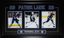 Patrick Laine Winnipegs Jets Etched 3 Photograph Memorabilia Collector Frame