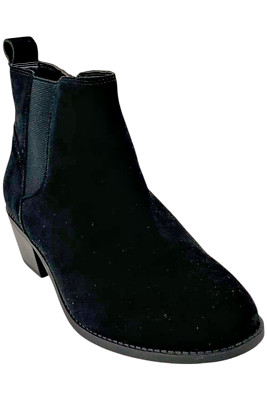 Vionic Women's Water-Repellent Suede Ankle Boots Roseland Black