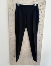 Elie Tahari Women s Black Dress Pants Flat Front Slim Tapered Stretch size 2