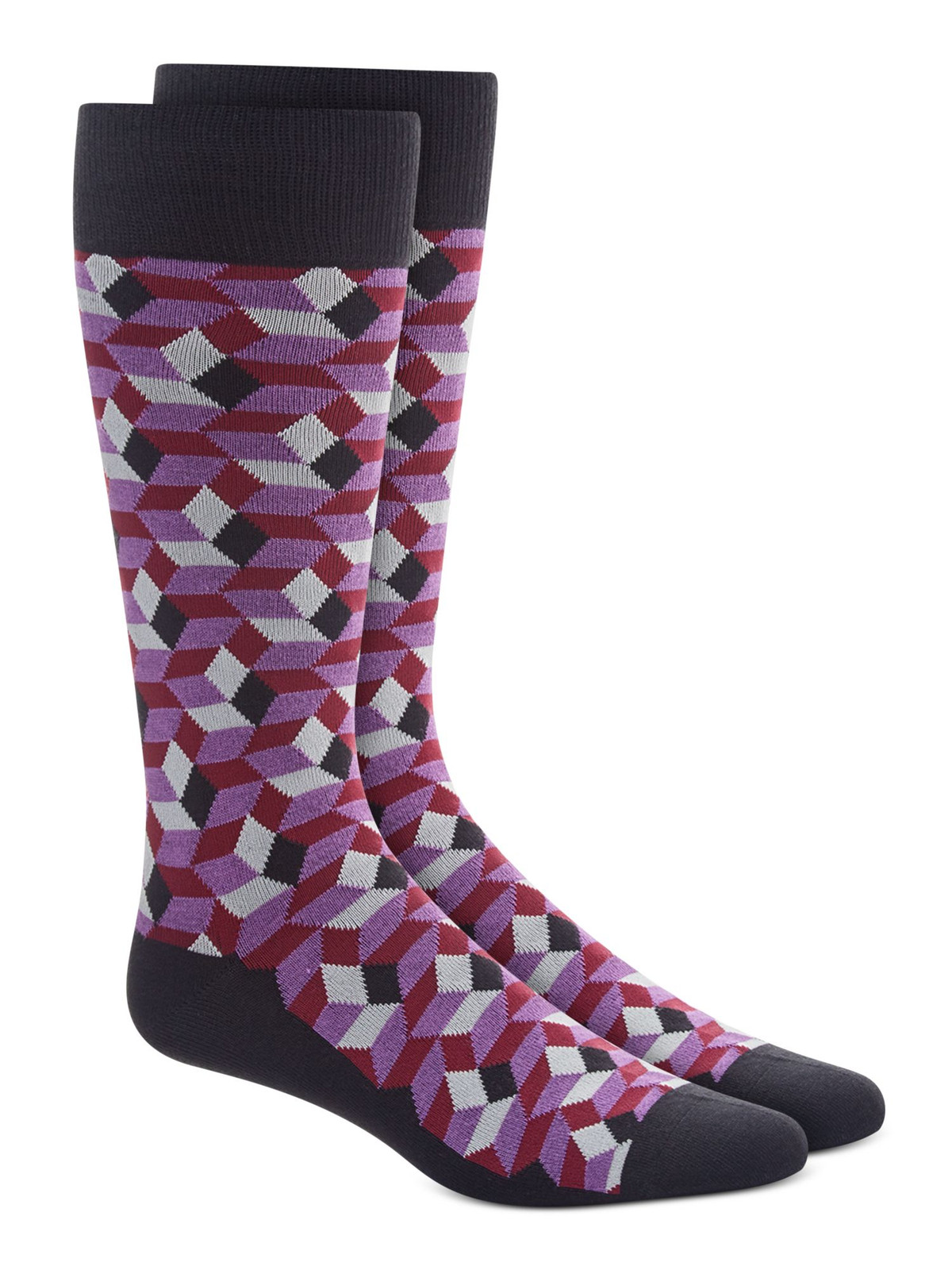 Мужские носки ALFANI Mens Purple Dress Crew 7-12 1290₽